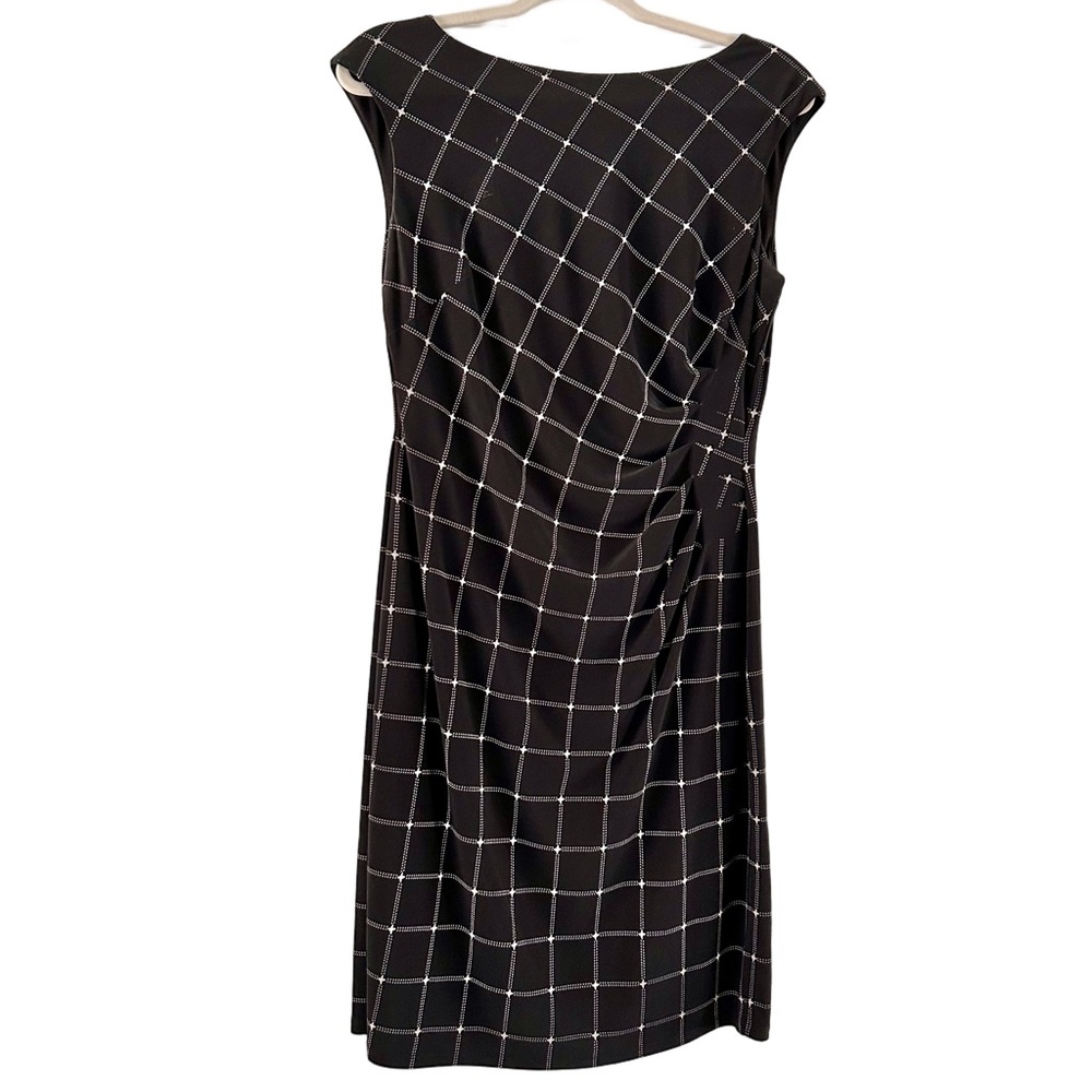 Lauren Ralph Lauren Women’s Black Windowpane Sheath Dress - Size 10